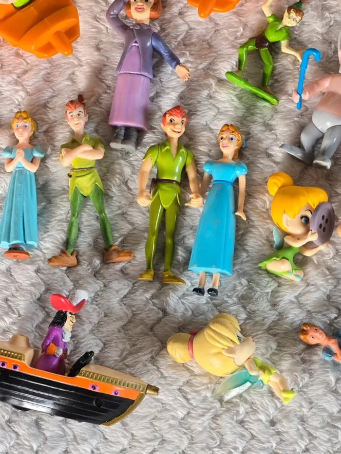 Lot collection de jouets Disney Peter Pan et Clochette - photo numéro 3