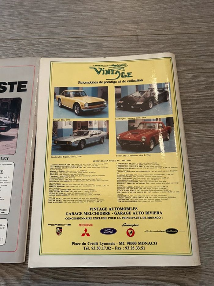 Lot 2 magazines Vintage Auto Moto Rétro Ancien - photo numéro 6