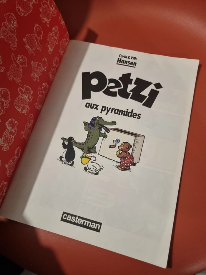 bd petzi aux pyramides Hansen casterman - photo numéro 2