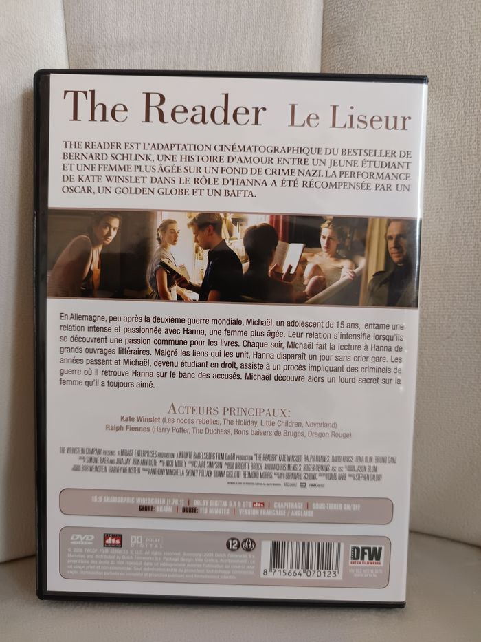 Dvd " The Reader " - photo numéro 2