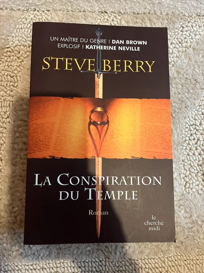 Roman policier La conspiration du Temple par Steve Berry