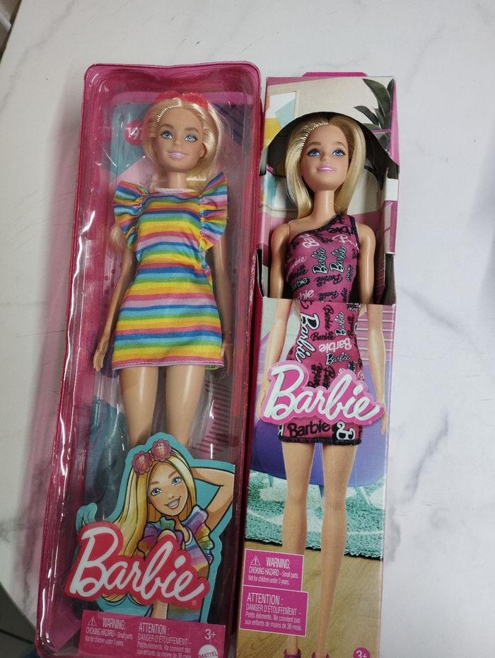 Lot de 2 poupées barbie neuves - photo numéro 2