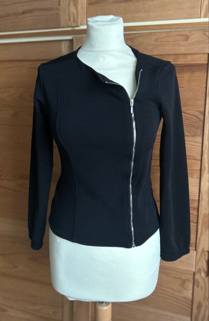 Veste noire La Halle 14 ans - photo numéro 2