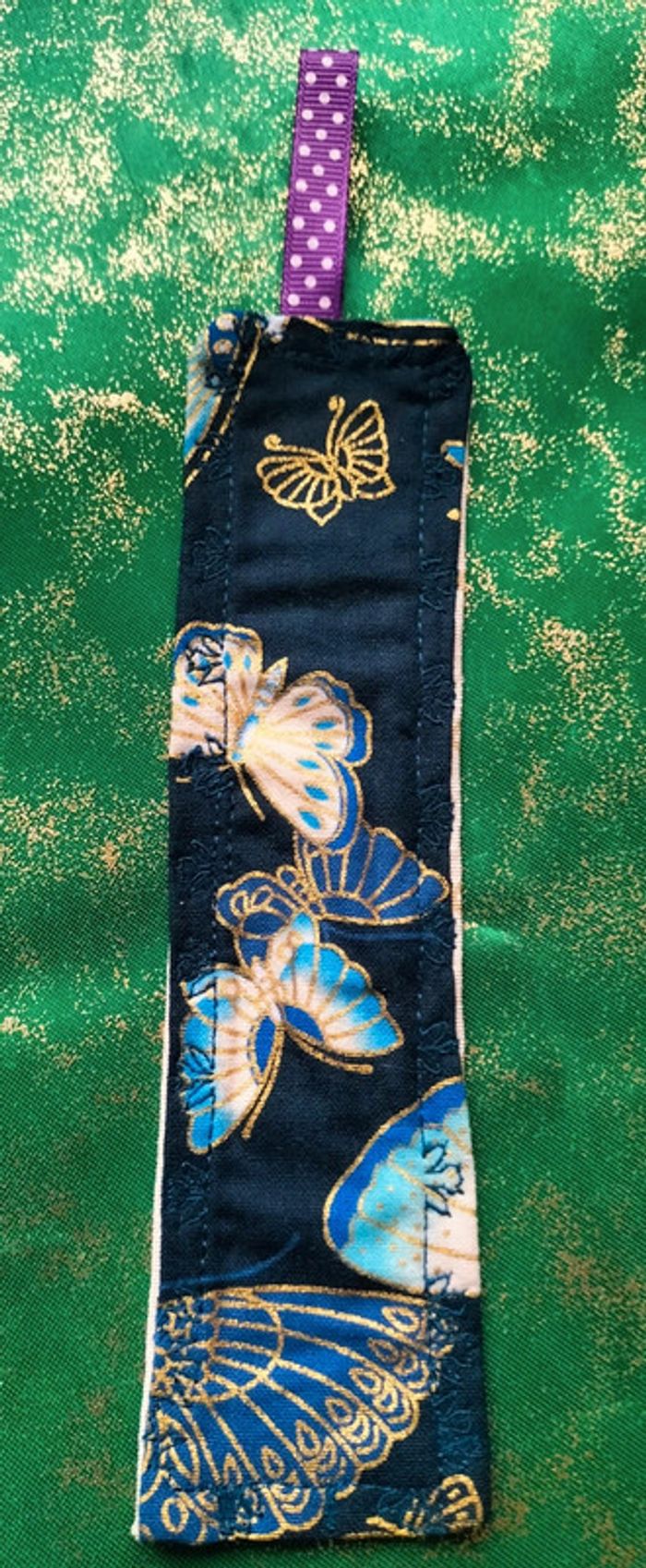 Lot de 10 marque-pages en tissu - photo numéro 14