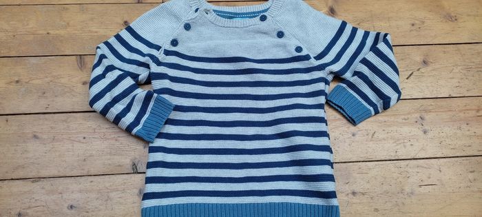 Pull léger Okaïdi 18 mois marinière