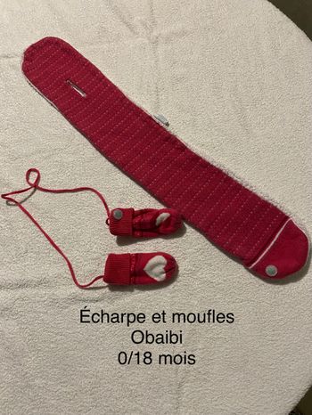 Écharpe moufles obaibi