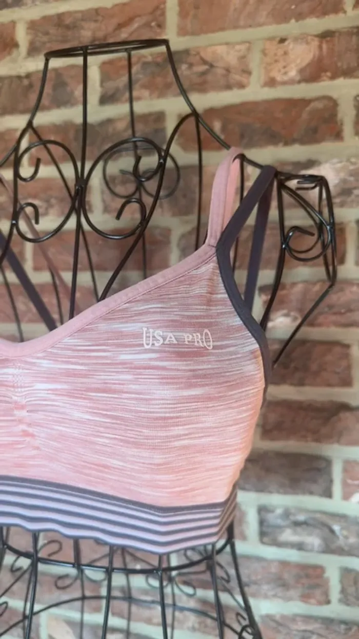 Brassière rose et grise Usa Pro Taille S / 36 - photo numéro 4