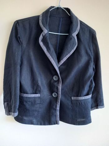 Veste courte bleue