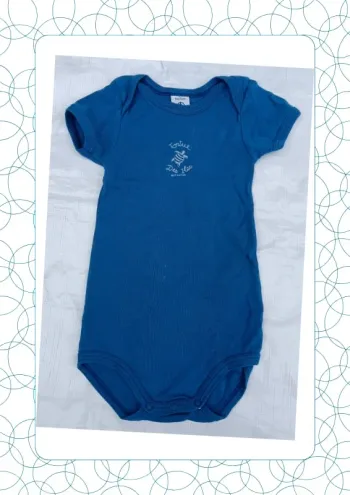 Body manches courtes 12 mois Petit Bateau