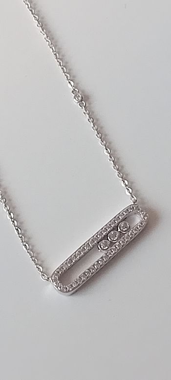 Collier messika zirconiums  mobile 