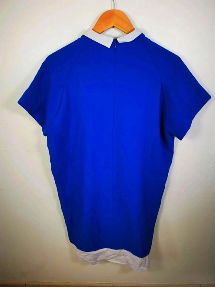 C34 robe bleu zara L - photo numéro 2