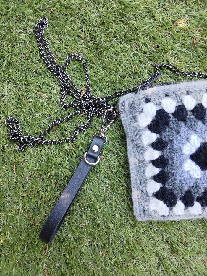 Pochette Sac à main noir et blanc - photo numéro 4