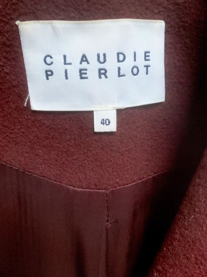 Très beau manteau Claudie Pierlot Paris | en laine & cachemire | taille 40 - photo numéro 4