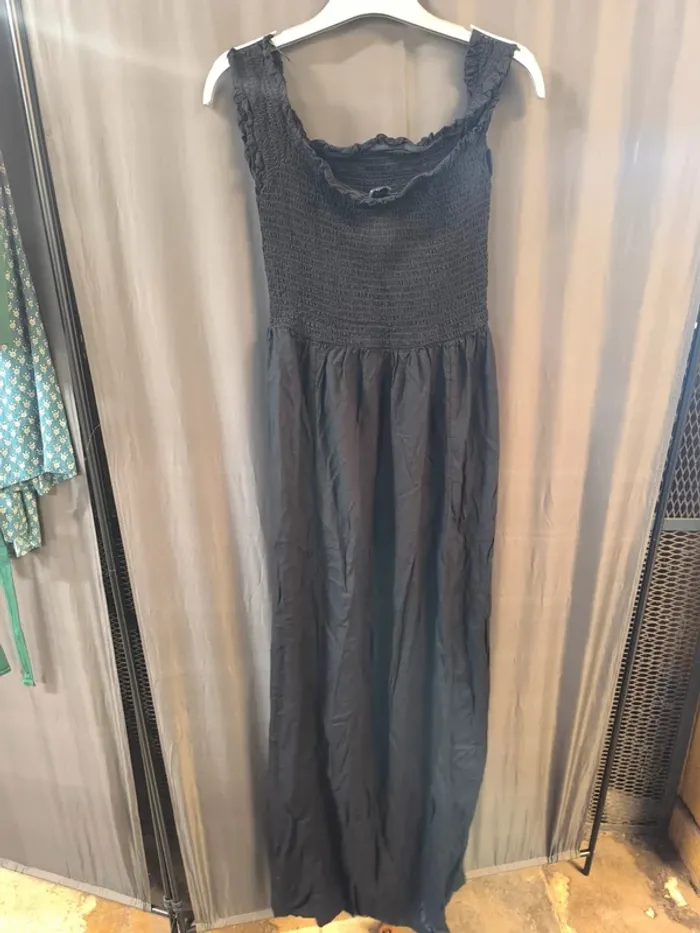 304442 robe noir ouvert sur le côté femme L jennyfer - photo numéro 2