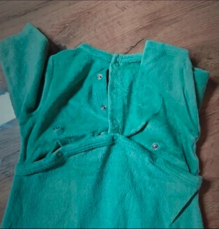 Pyjama velours mickey 3 mois disney - photo numéro 2