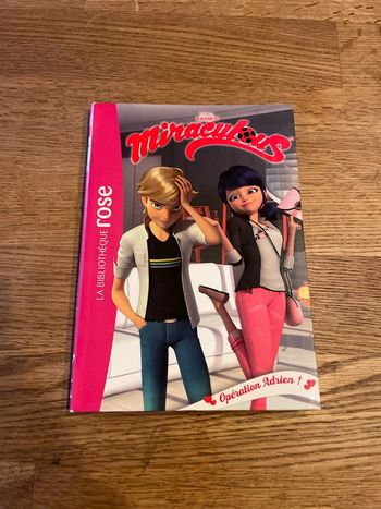 Livre La bibliothèque Rose Miraculous Opération Adrien ! Numéro 26