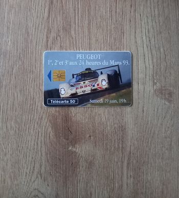 Telecarte " 24 heures du Mans 93 "