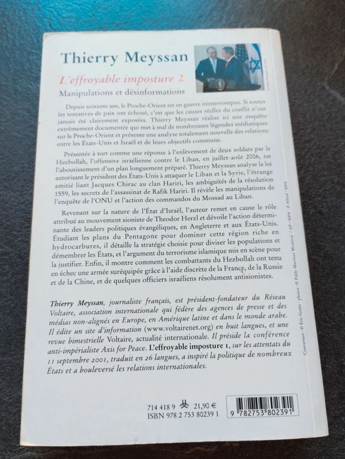 Livre L'effroyable imposture Tome 2 - photo numéro 2