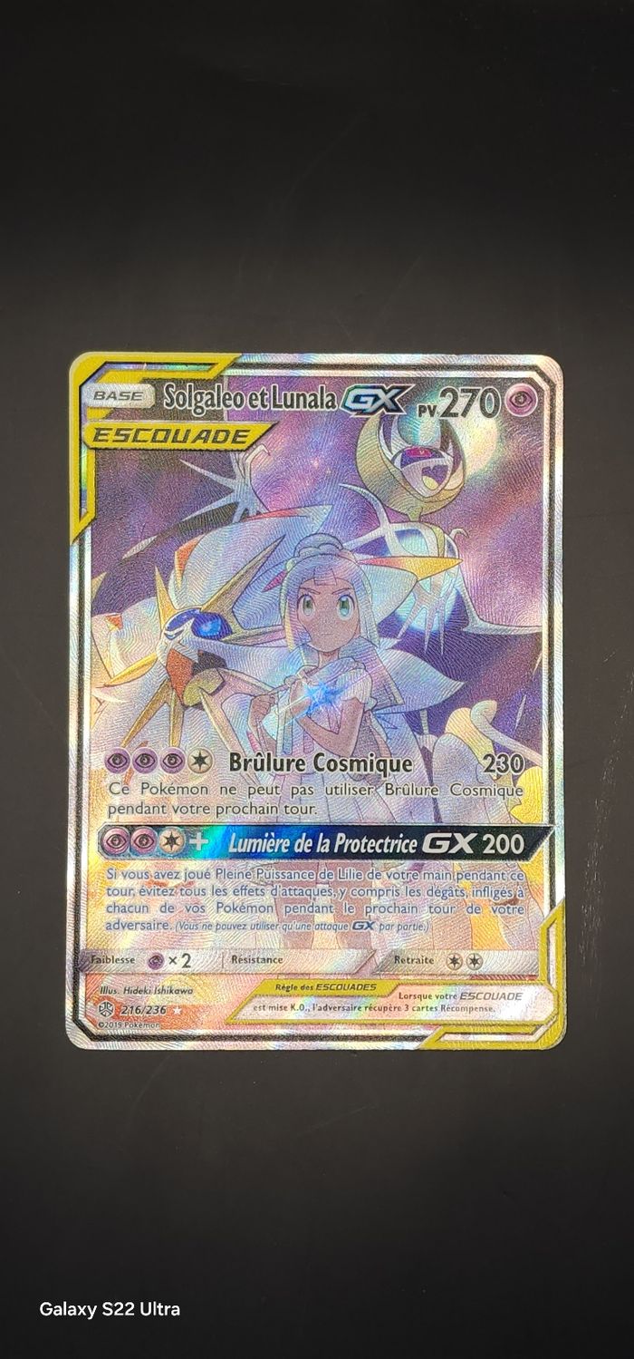Pokemon - Solgaleo et Lunala GX 216/236 - Éclipse Cosmique