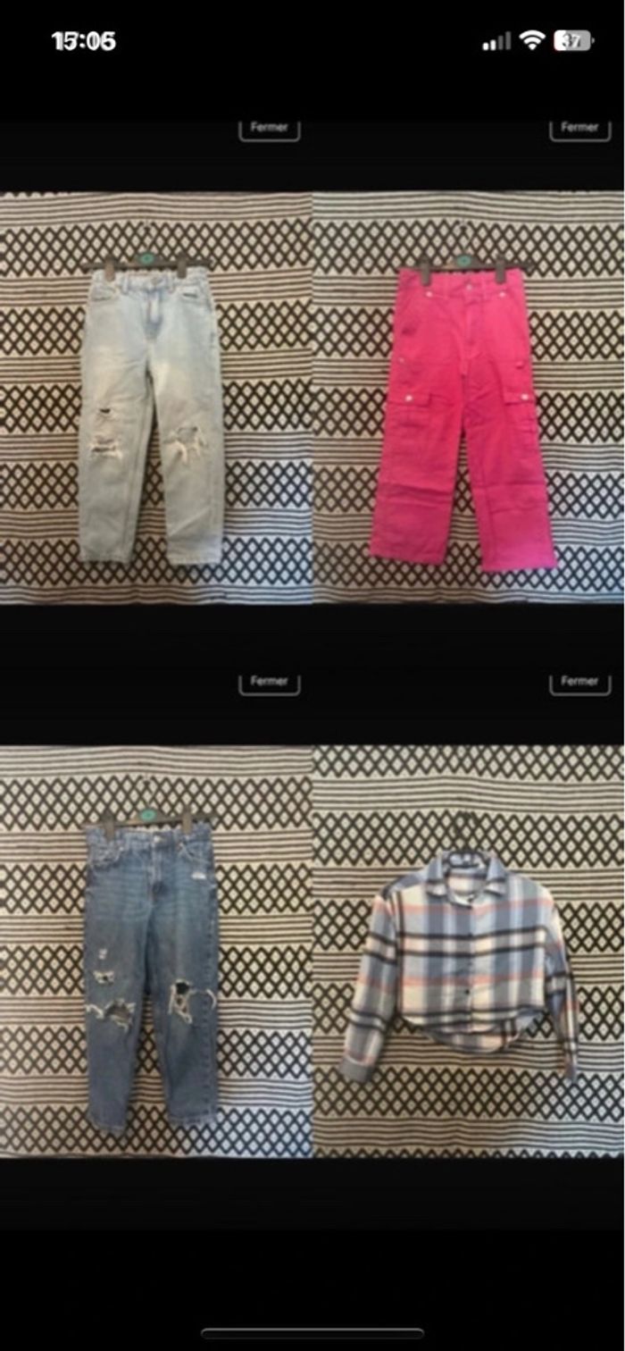 lot de vêtements fille 6 au8 ans - photo numéro 8