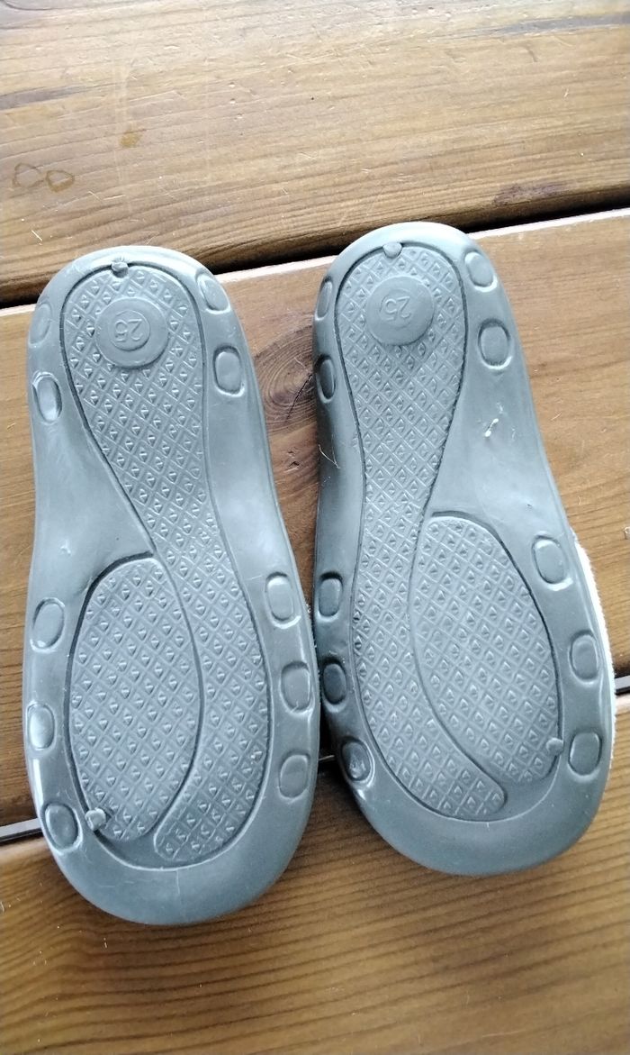 Chaussons  ,motif  pingouin  ,turquoise  ,Tissaia  ,pointure  25 - photo numéro 4