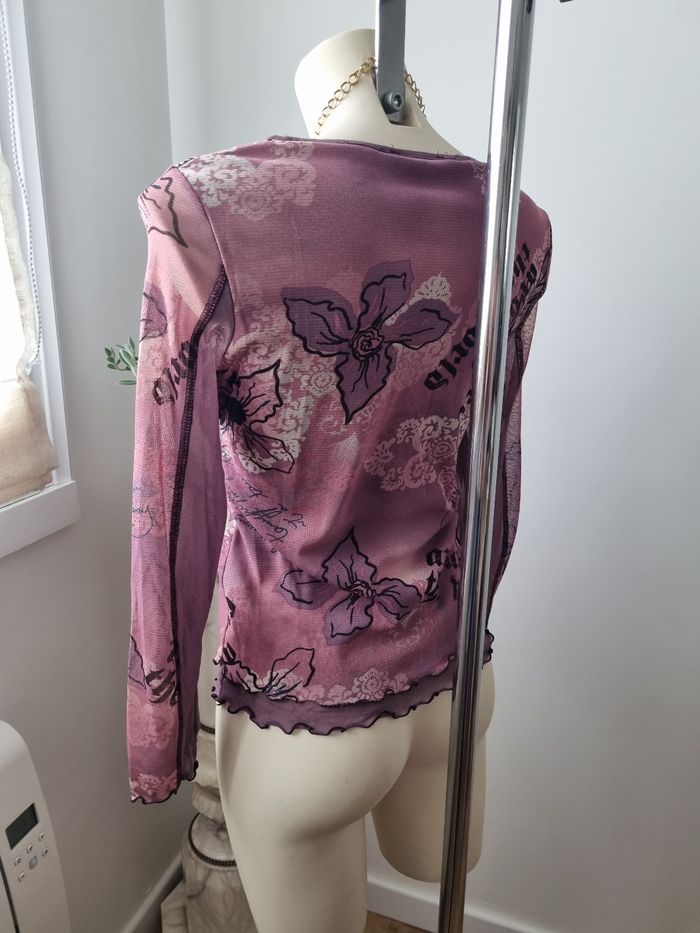 Top en mesh violet vintage - photo numéro 8