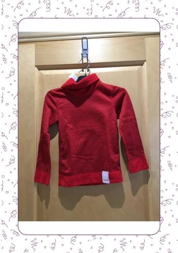 Tee-shirt Col roulé rouge wedze