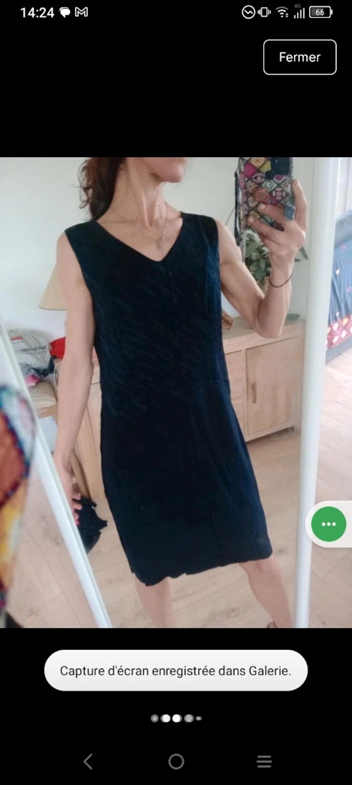 Ensemble robe et blazer noir c79 - photo numéro 4