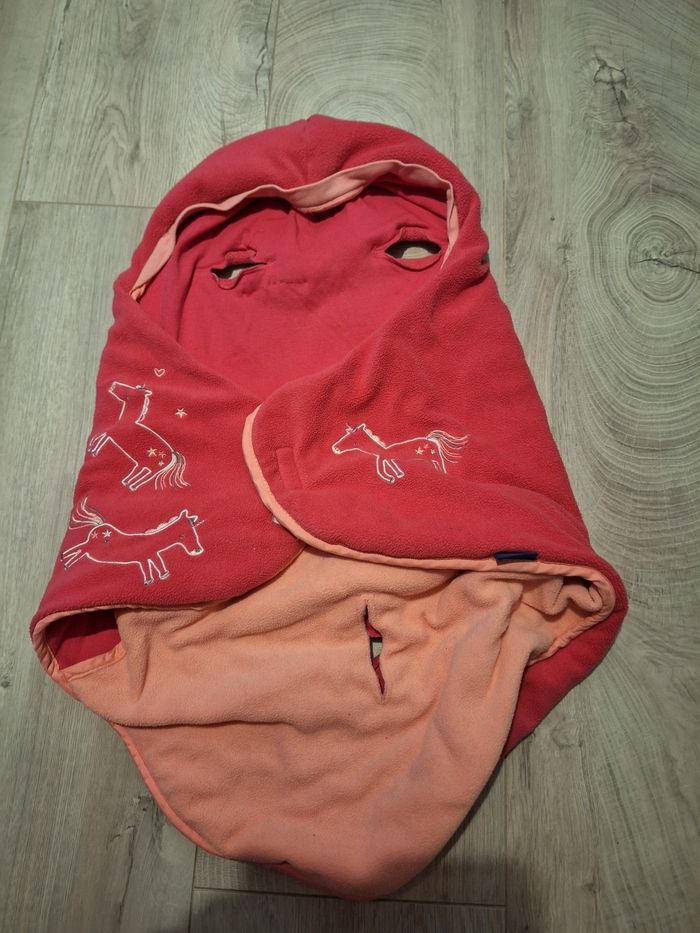 Chancelière bébé rose