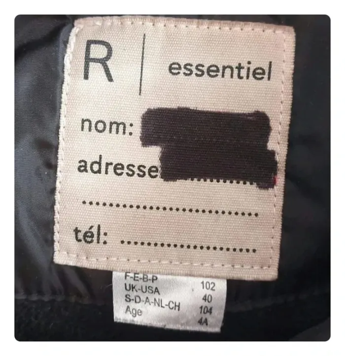 Doudoune sans manches noire - capuche, fourrure, La Redoute, en très bon état, taille 4 ans - photo numéro 3