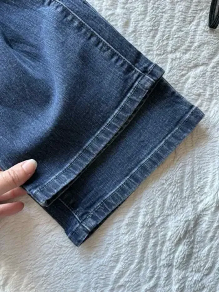 Jean Levi’s 505 Straight femme – taille 42/44 XL/2XL bleu foncé mi taille Modèle US rare - photo numéro 5