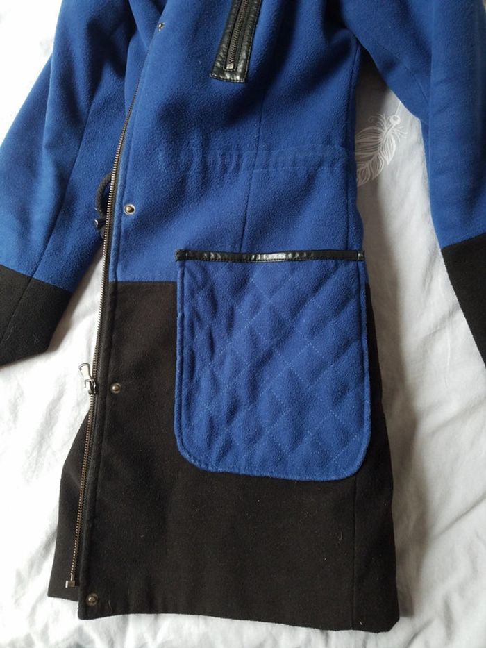 Manteau bleu/noir Cache Cache - photo numéro 10