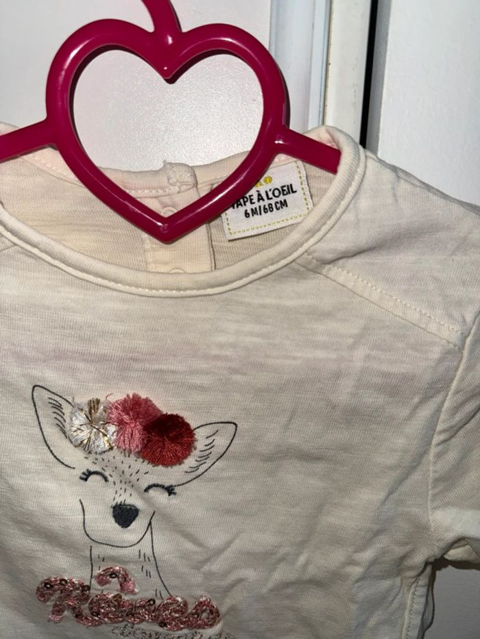 Joli tee shirt a manches longues - photo numéro 2