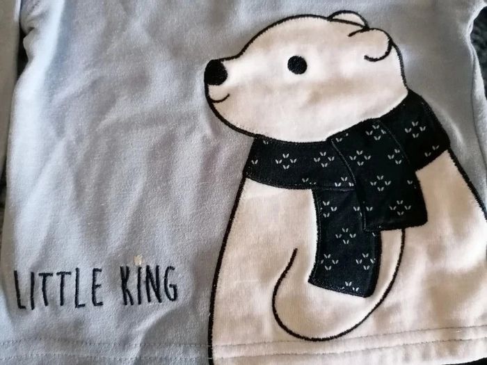 Tee-shirt et pantalon de jogging garçon taille 6 mois - photo numéro 3