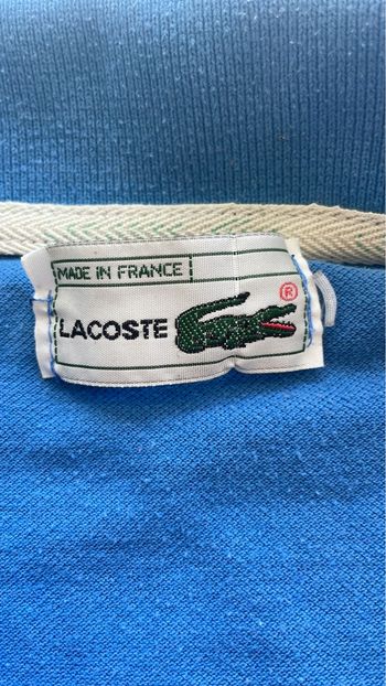 🔵 Polo Lacoste bleu – Taille M