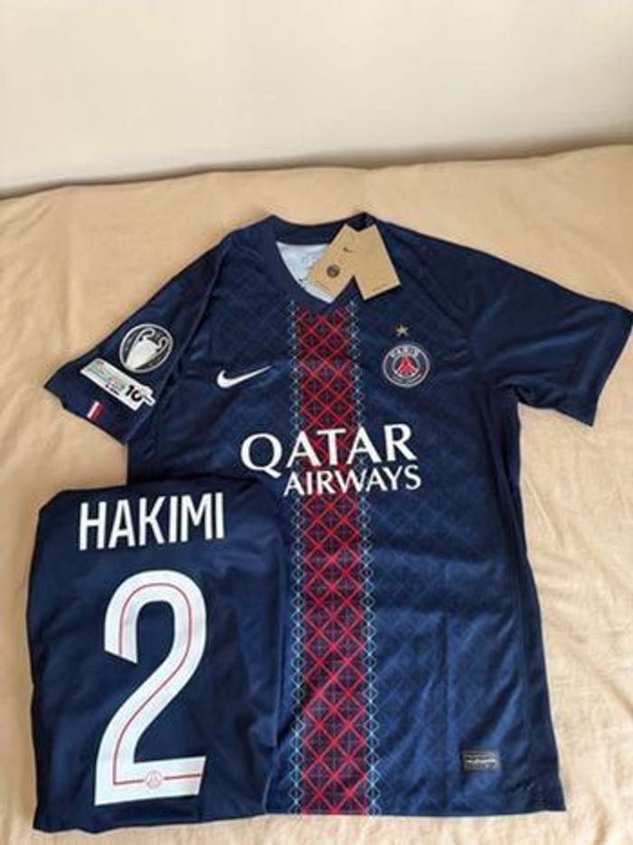 Maillot PSG 2025/2026 Achraf Hakimi Badge UEFA Taille L - photo numéro 1