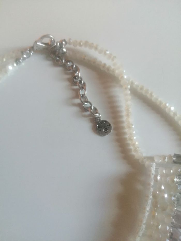 🌸Collier pharaon perles de verre "Ikita" Neuf 🌸 - photo numéro 3