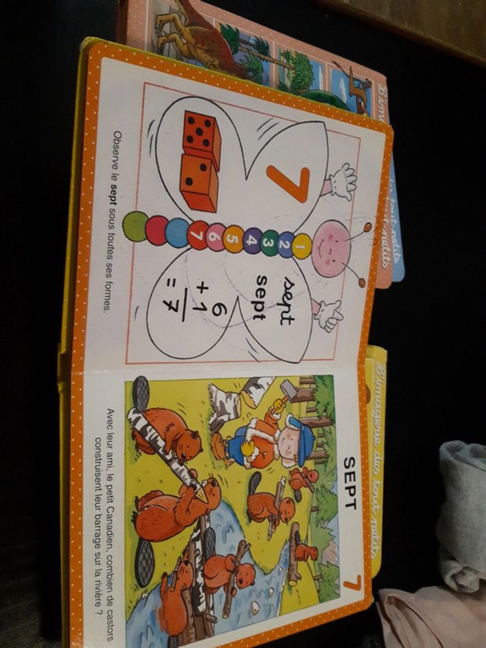 Lot 2 livres l'imagerie des tout petits chiffres ferme - photo numéro 2