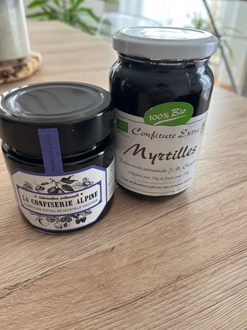 Confitures myrtilles