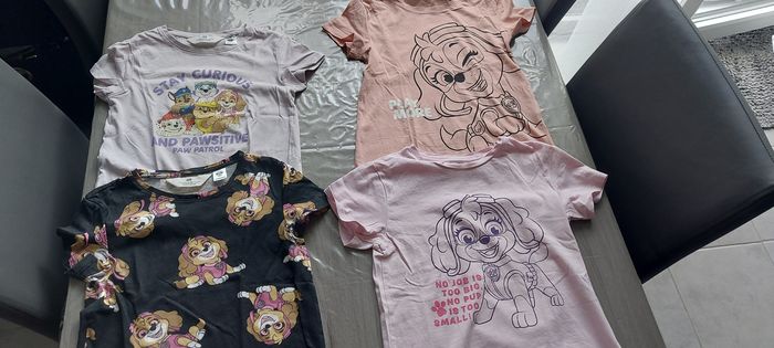 Lot de t-shirts H&M pat patrouille 110/116