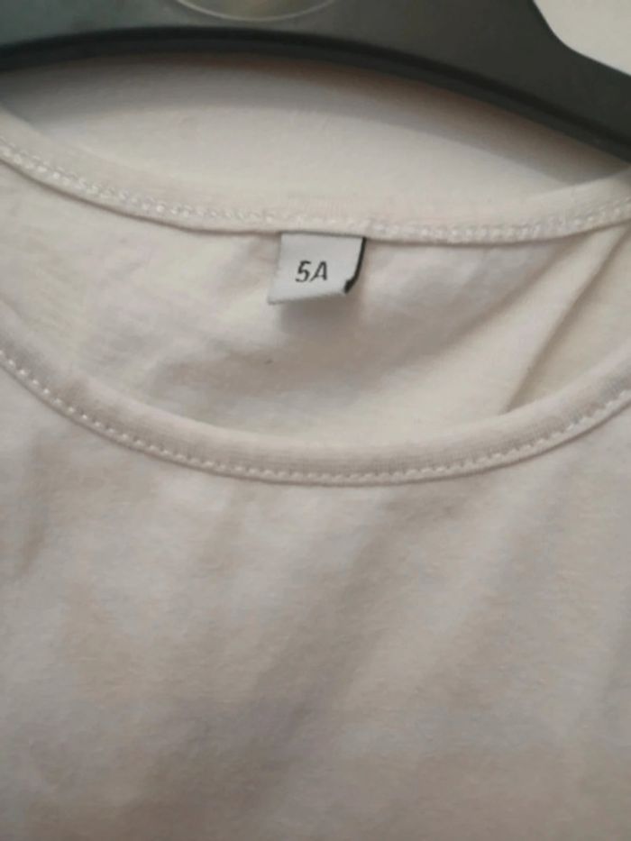 Lot de t shirt courte manche 5 ans fille - photo numéro 6