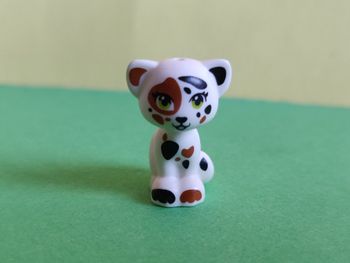 Chat tacheté Lego - excellent état - vrai Lego