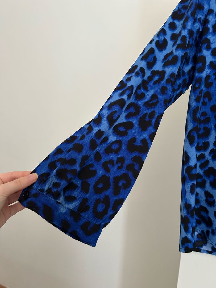 Blouse bleu léopard Shein Taille XL - photo numéro 3