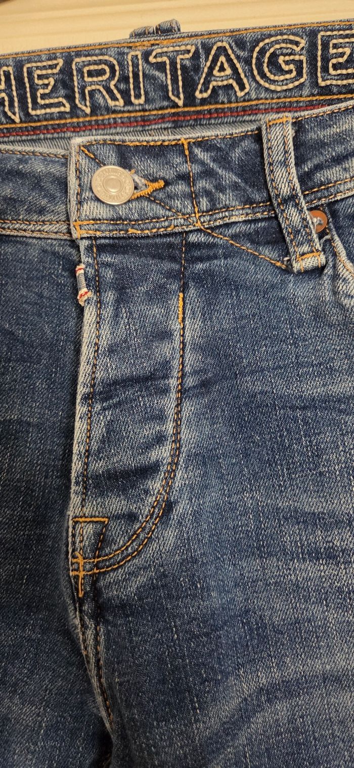 Jean Le Temps des Cerises Héritage MARVIN T33 – Slim bleu délavé – excellent état - photo numéro 3