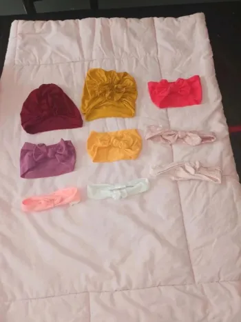 Lot  de bandeaux  et turban