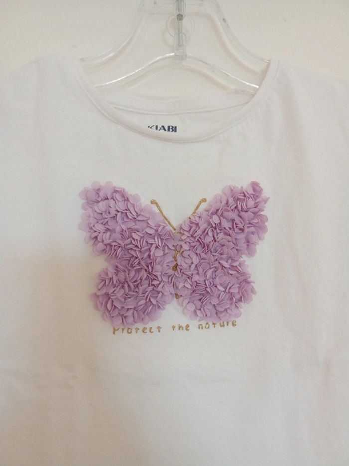T-shirt fille taille 4 ans Kiabi - photo numéro 2
