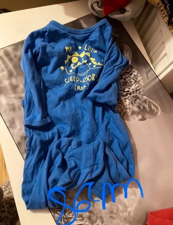 Pyjamas leger taille 86cm