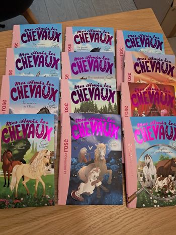 Lot de 12 tomes Mes amis les chevaux
