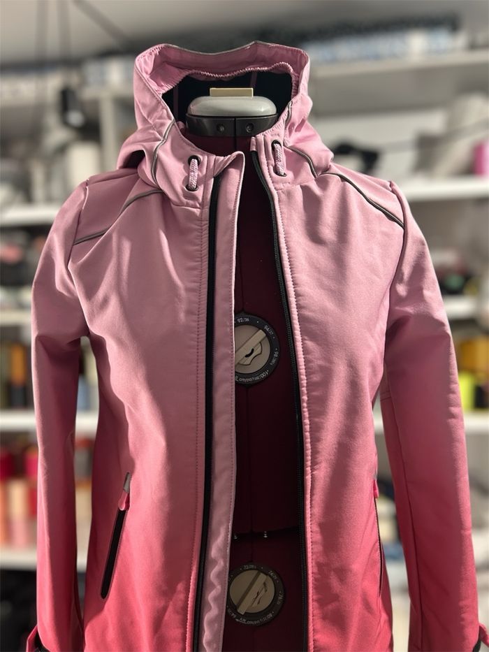 Veste softshell rose dégradé – fille 12 ans - photo numéro 3