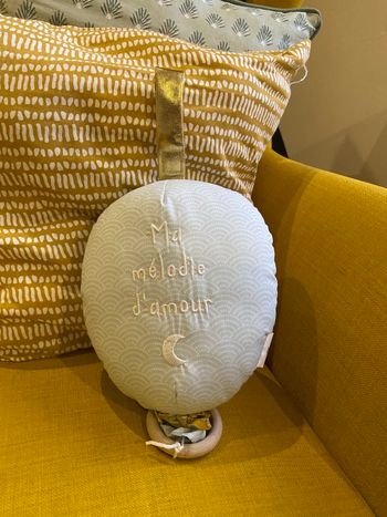 Coussin musical bébé